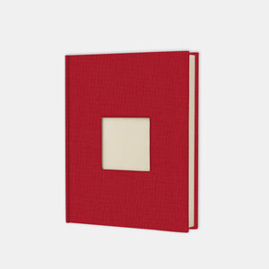 Album photo 30x24 toile rouge