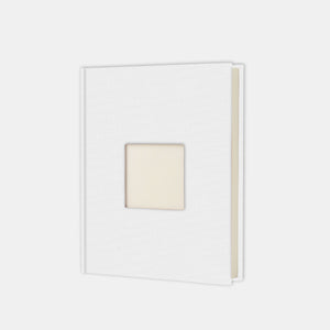 Album photo 30x24 toile blanc asperge