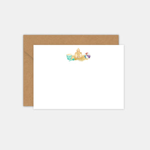 Set de Cartes et Enveloppes - Plage