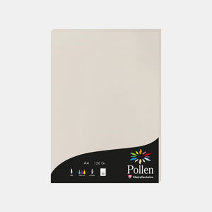 A4-Pergamentblatt, 120 g, perlgrauer Pollen