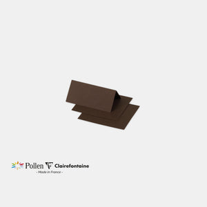 Place marker 85x80 vellum 210g cocoa Pollen