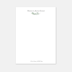 Papier à lettre - A4 Feuillage