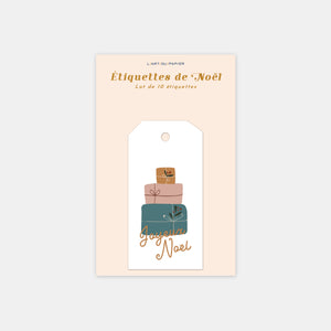 Weihnachtsmann-Etiketten – 10 Stück