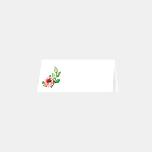 Aquarellblumen-Platzmarke – 20 Stück