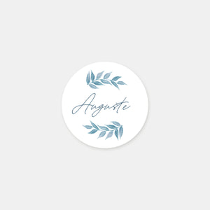 Stickers personnalisés naissance famille hiver