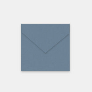 Umschlag 140x140 mm Kraft Denimblau