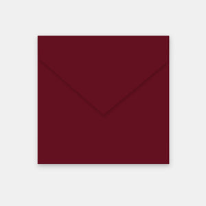 Enveloppe 170x170 mm velin bordeaux