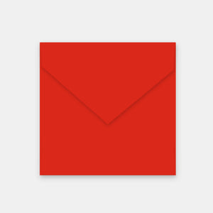 Enveloppe 165x165 mm vélin rouge
