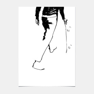 Kunstposter - Skateboarden - 01
