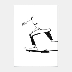 Kunstposter - Skateboarden - 05