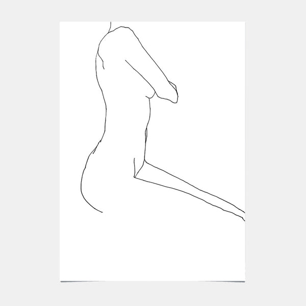 Art Poster - Woman sitting 04