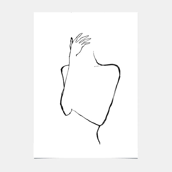 Art Poster - Woman thinking 01