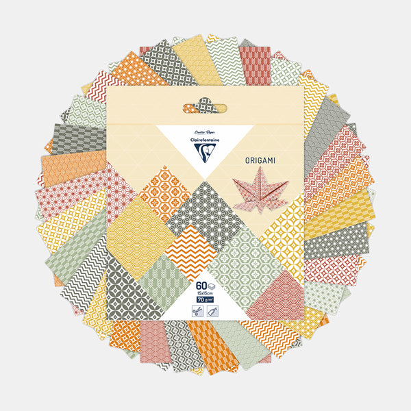 Origami paper 15x15 cm - Autumn - 60 sheets