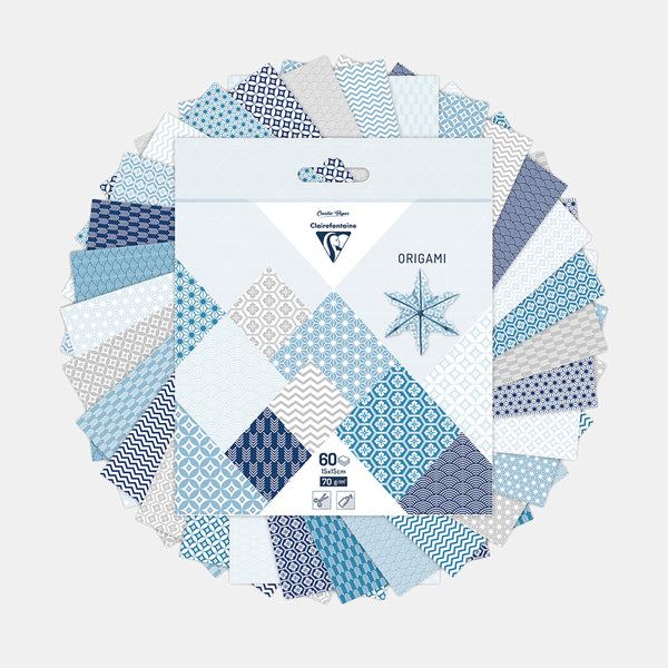 Origami paper 15x15 cm - Winter - 60 sheets