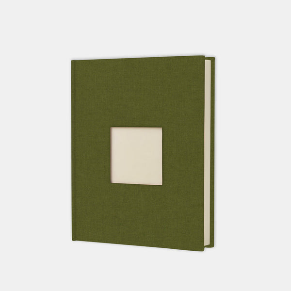 Album photo 30x24 toile vert olive