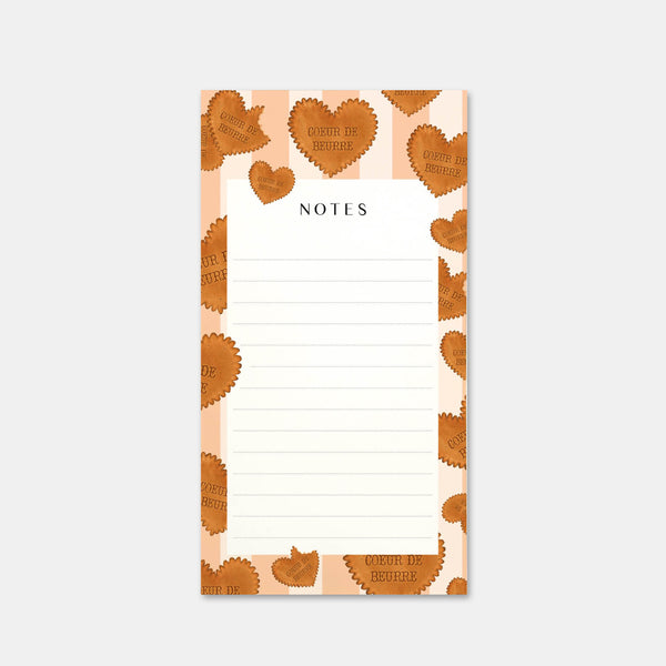 Bloc notes Coeur de Beurre