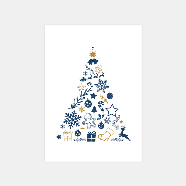 Personalisierte Spielzeugbaum-Grußkarte