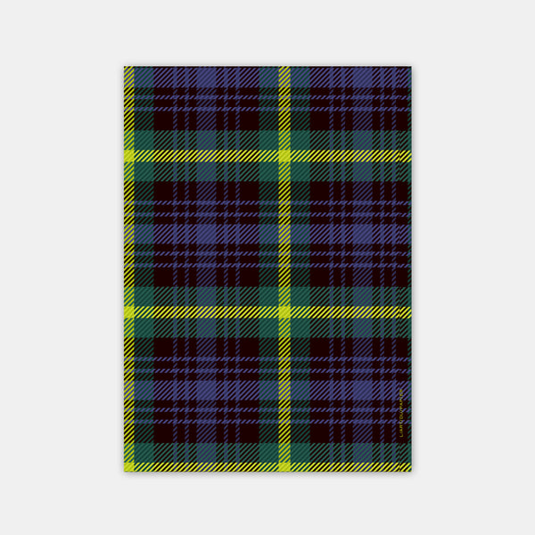 Personalized Tartan Greeting Card