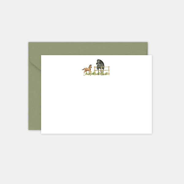 Set aus Karten und Umschlägen – Pony