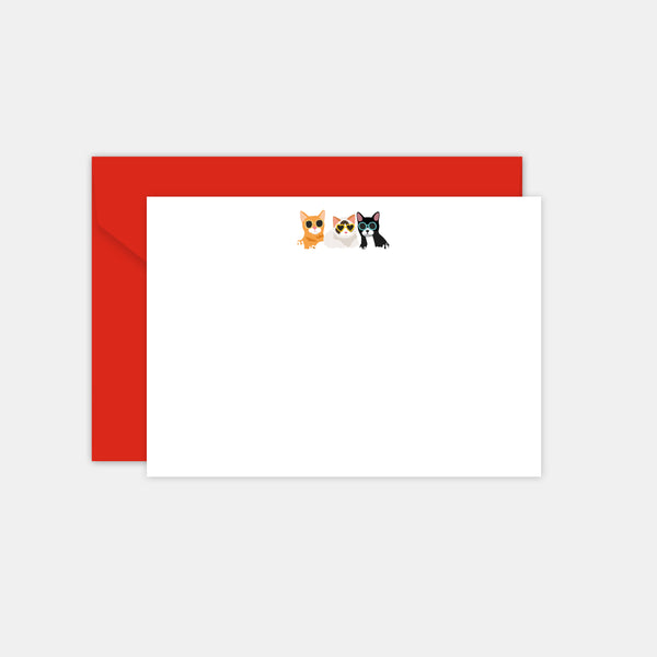 Card and Envelope Set - Cats