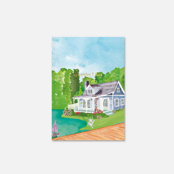 A6-Notizbuch, das Seehaus