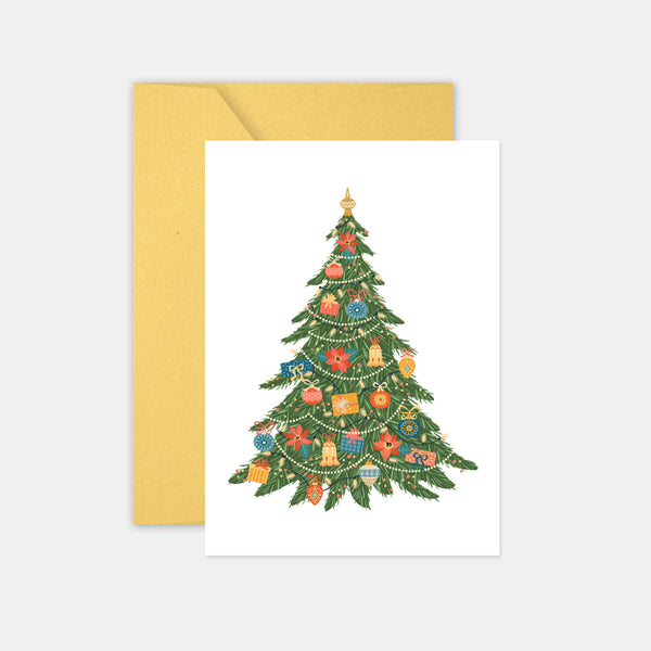 Weihnachtsbaumkarte