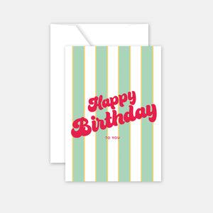 Carte pour dire un mot - Happy Birthday