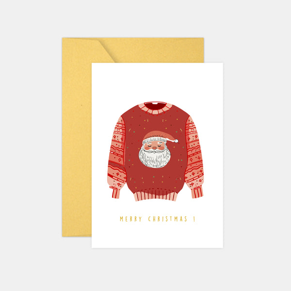 Christmas sweater card