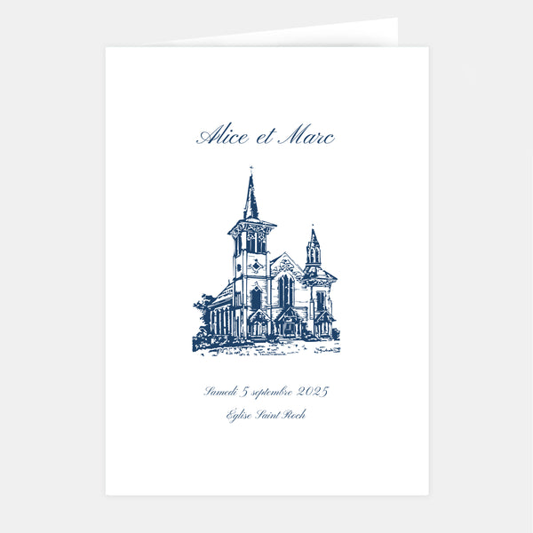 Couverture livret de mariage classique
