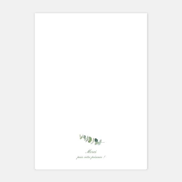 Couverture de livret de mariage à l'église Sainte Marie-Madeleine