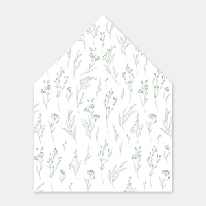 Doublure enveloppe champêtre classique