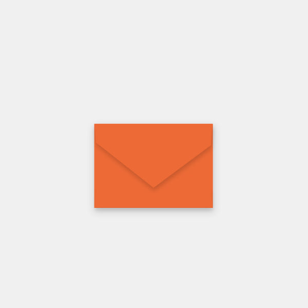 Umschlag 70x100 mm Velin orange