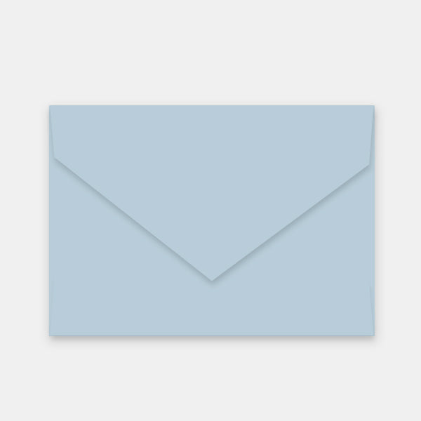 165x215 mm cornflower blue vellum envelope