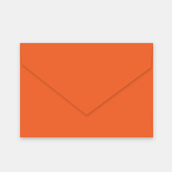 165x215 mm orange vellum envelope