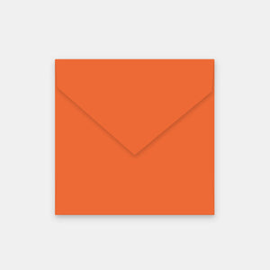 Enveloppe 155x155 mm velin orange