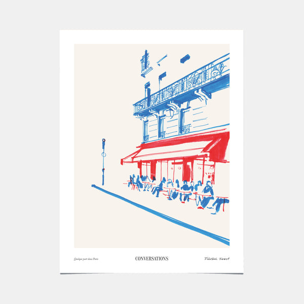 Conversations Poster - Frederic Forest