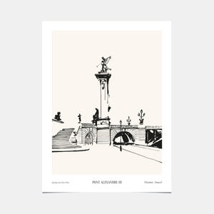 Affiche Pont Alexandre III - Frederic Forest