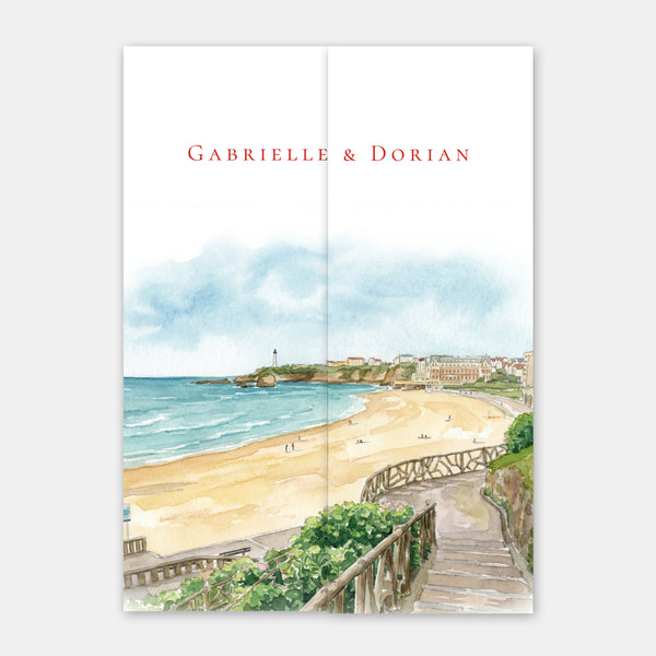 Faire-part de mariage au Pays Basque