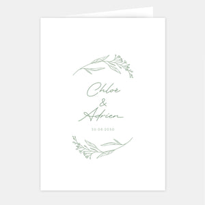 Faire-part de mariage champêtre classique