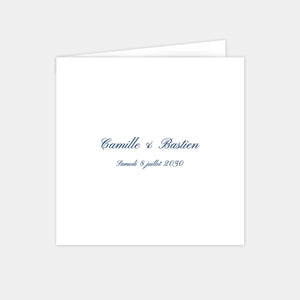 Faire-part de mariage classique prénoms