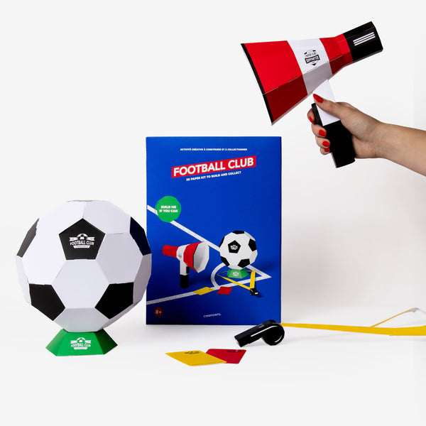 3D-Papiermodell - Fußball