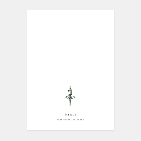 Paris watercolor wedding booklet