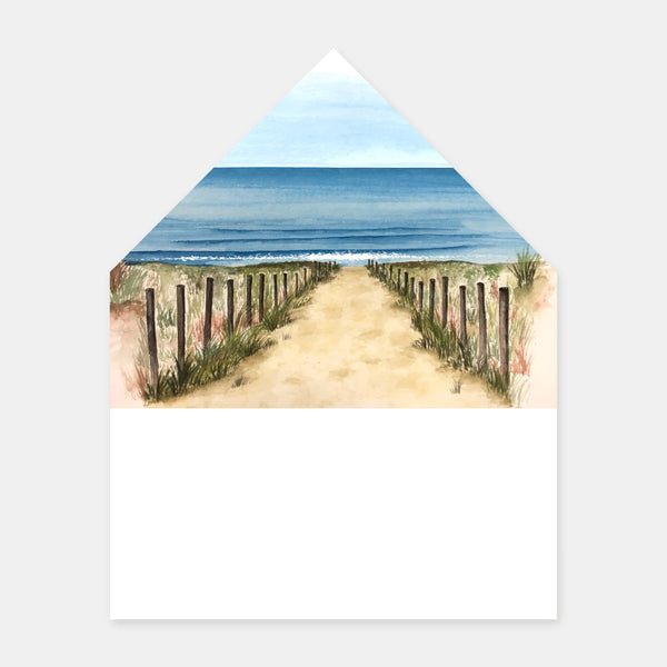 Aquarell-Teichumschlagfutter – 50 Stück