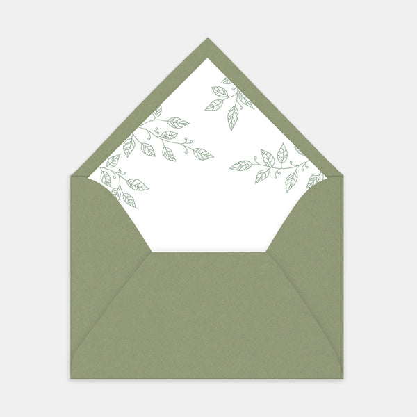 Foliage envelope lining - 50ex