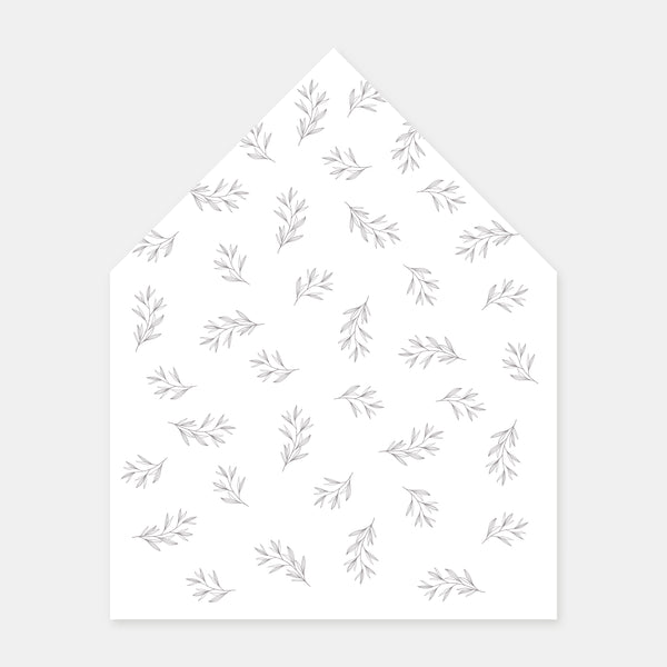 Chic nature envelope lining - 50ex
