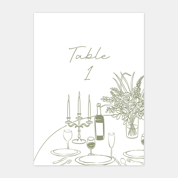 Marque table de mariage belle demeure - 5ex