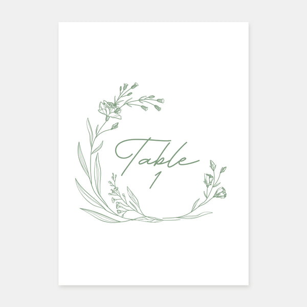 Classic rustic wedding table place cards