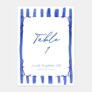 Marque table jolies lignes - 5ex