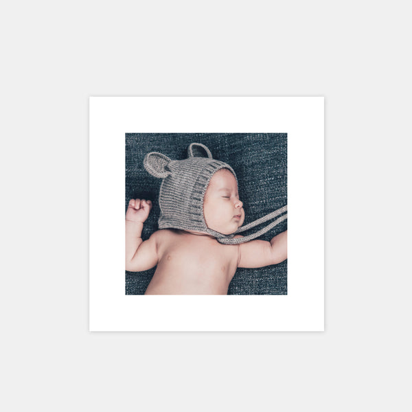 Birth announcement forest animals