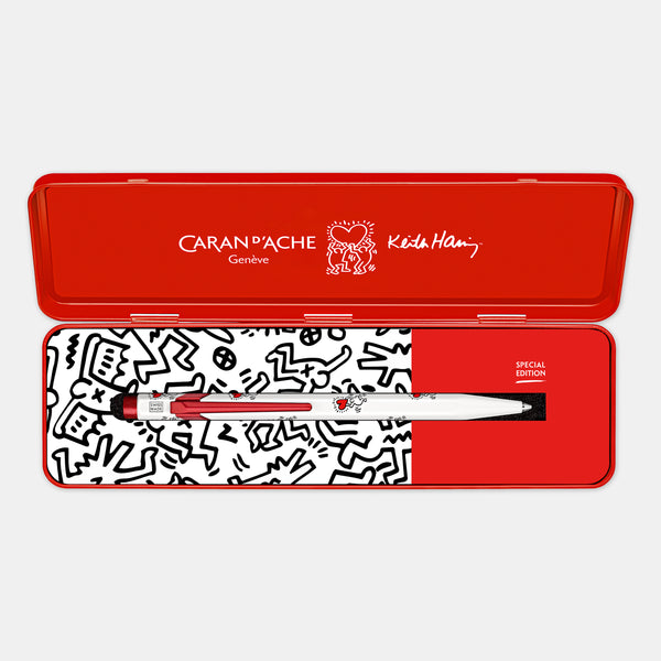 849 Keith Haring Kugelschreiber weiß